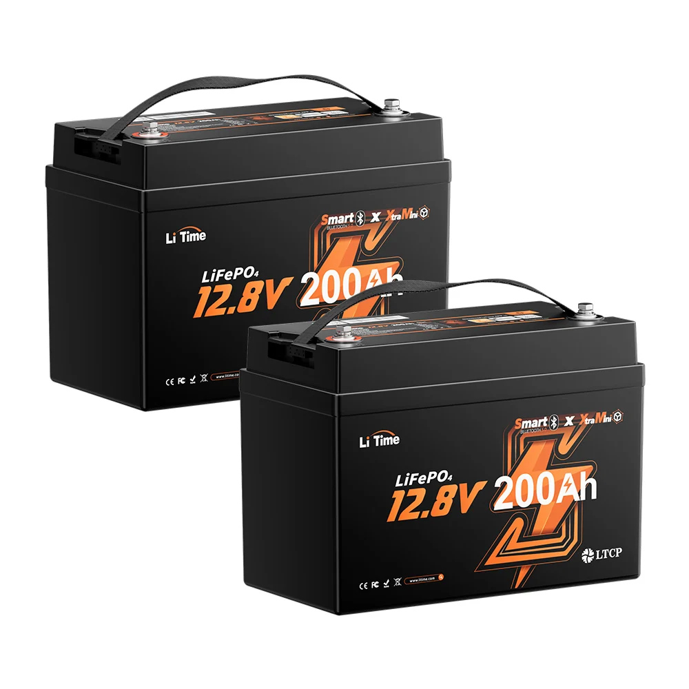 LiTime 12V 200Ah Xtra Mini Group 31 Bluetooth Lithium Battery for Truck