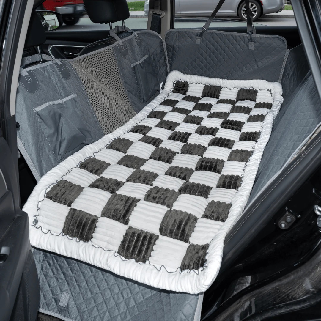 Team K9® Plush Backseat Dog Bed (Fits Seat Cover)