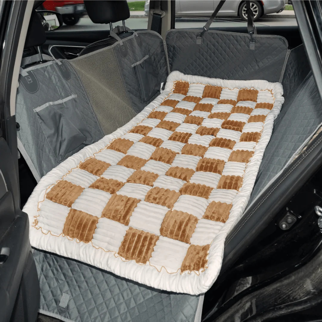 Team K9® Plush Backseat Dog Bed (Fits Seat Cover)