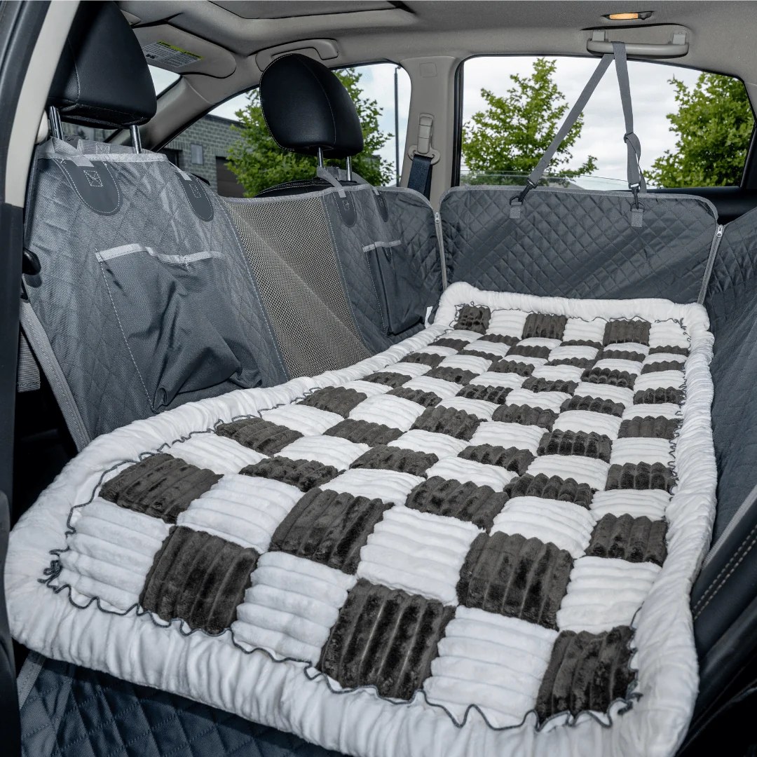 Team K9® Plush Backseat Dog Bed (Fits Seat Cover)