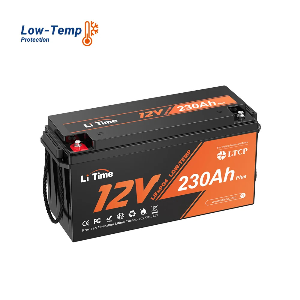 LiTime 12V 230Ah 2944Wh Plus Deep Cycle LiFePO4 Battery for RV and Truck