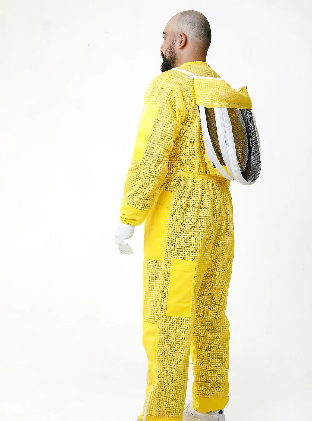 FullGuard Yellow Mesh Beekeeper Suit