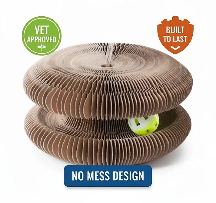 Cat Toy with Scratching Pad