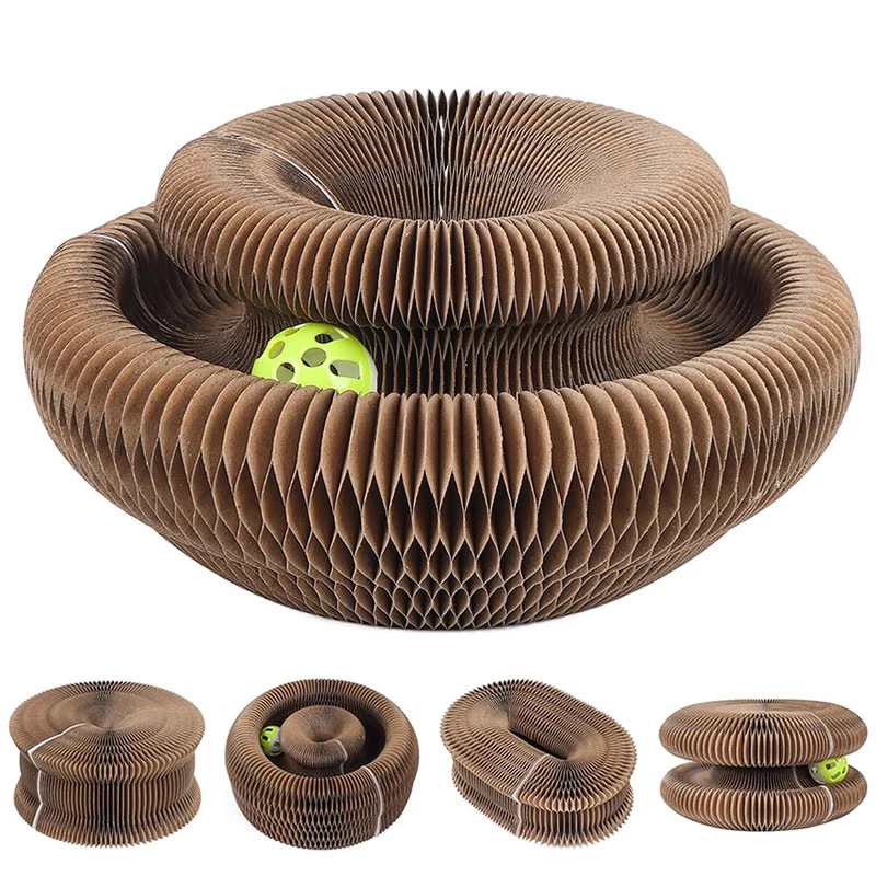 Cat Toy with Scratching Pad