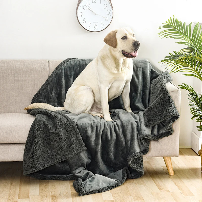 Water-Resistant Dog Throw Blanket