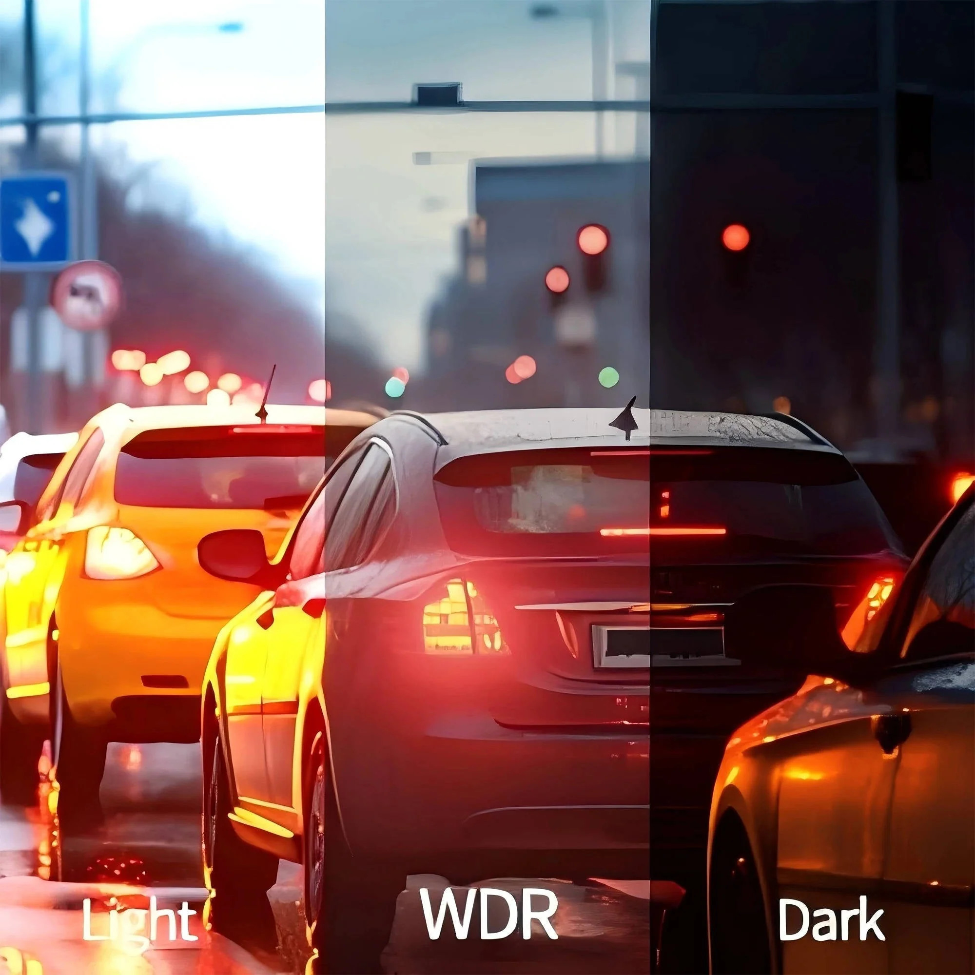 4-Channel Dash Cam with Night Vision and Parking Monitor. WiFi App Control