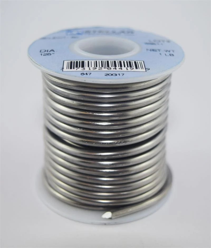50/50 Select .125 Diameter Premium Solid Solder Wire. 1-lb. Spool