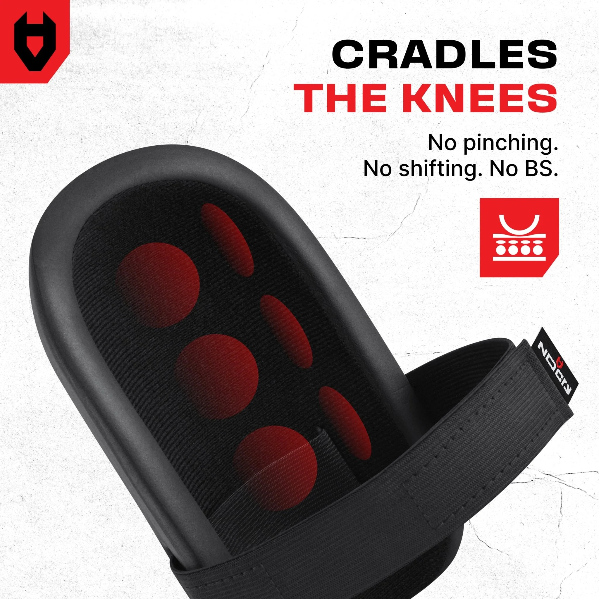 EasyGuard Black Ultra Lightweight Knee Pads