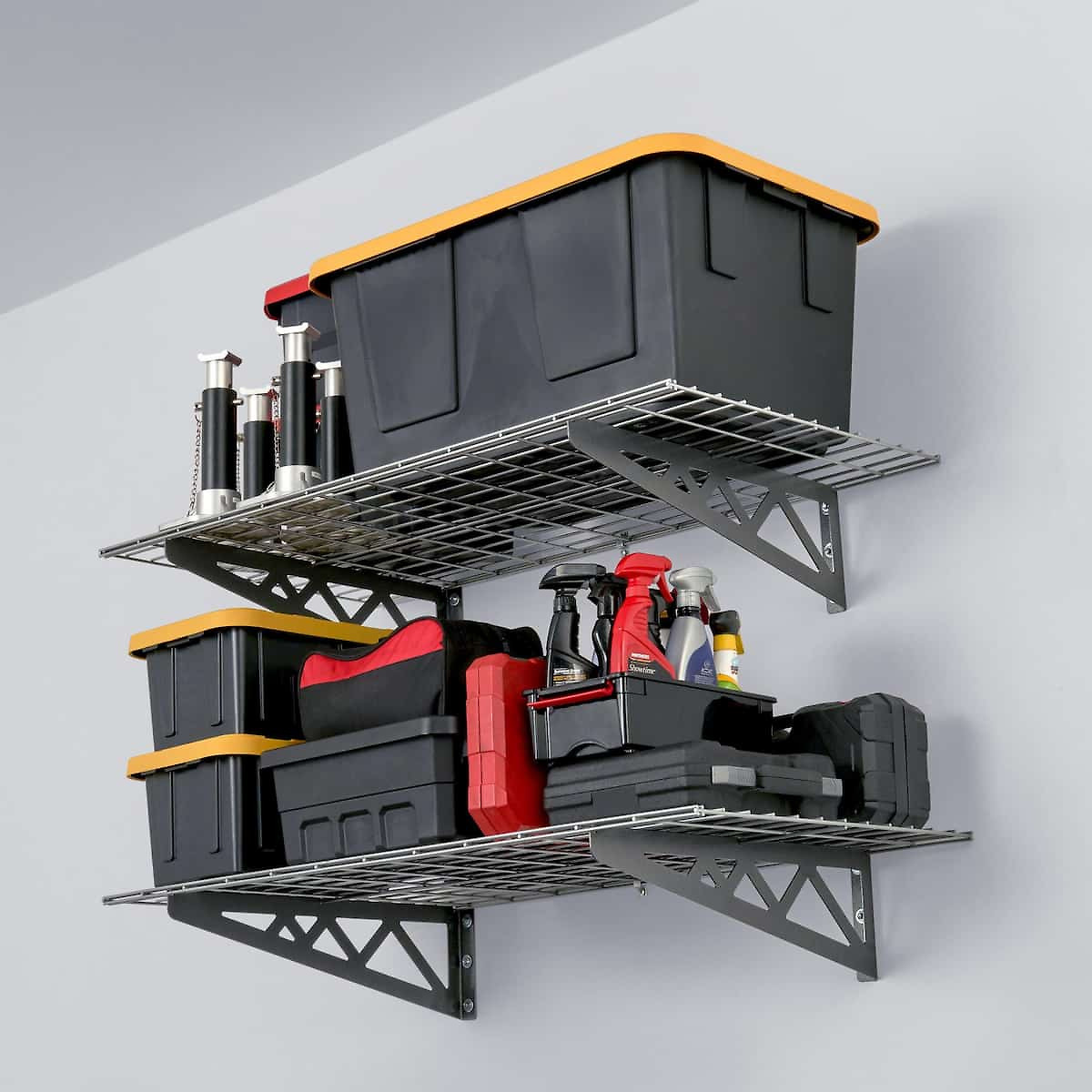 2′ x 8′ Wall Shelf (with Hooks)