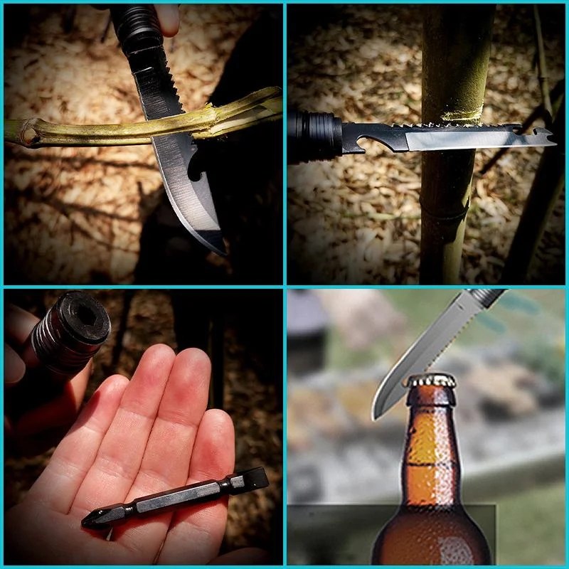 Adventure Gear | Collapsible Hiking Pole with Customizable Accessories | Lightweight Trekking Support for All Terrains