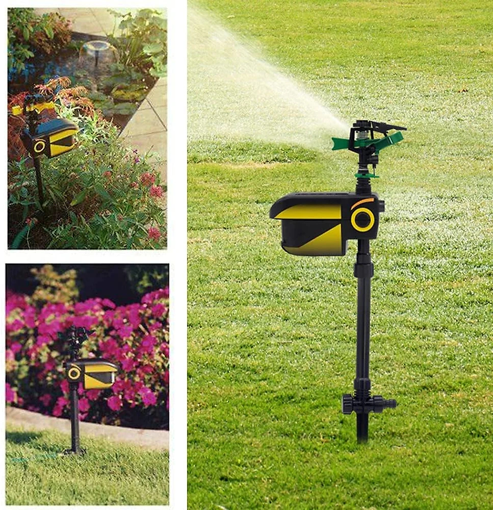 Animal Repellent Sprinkler with Motion Sensor for Gardens and Yards