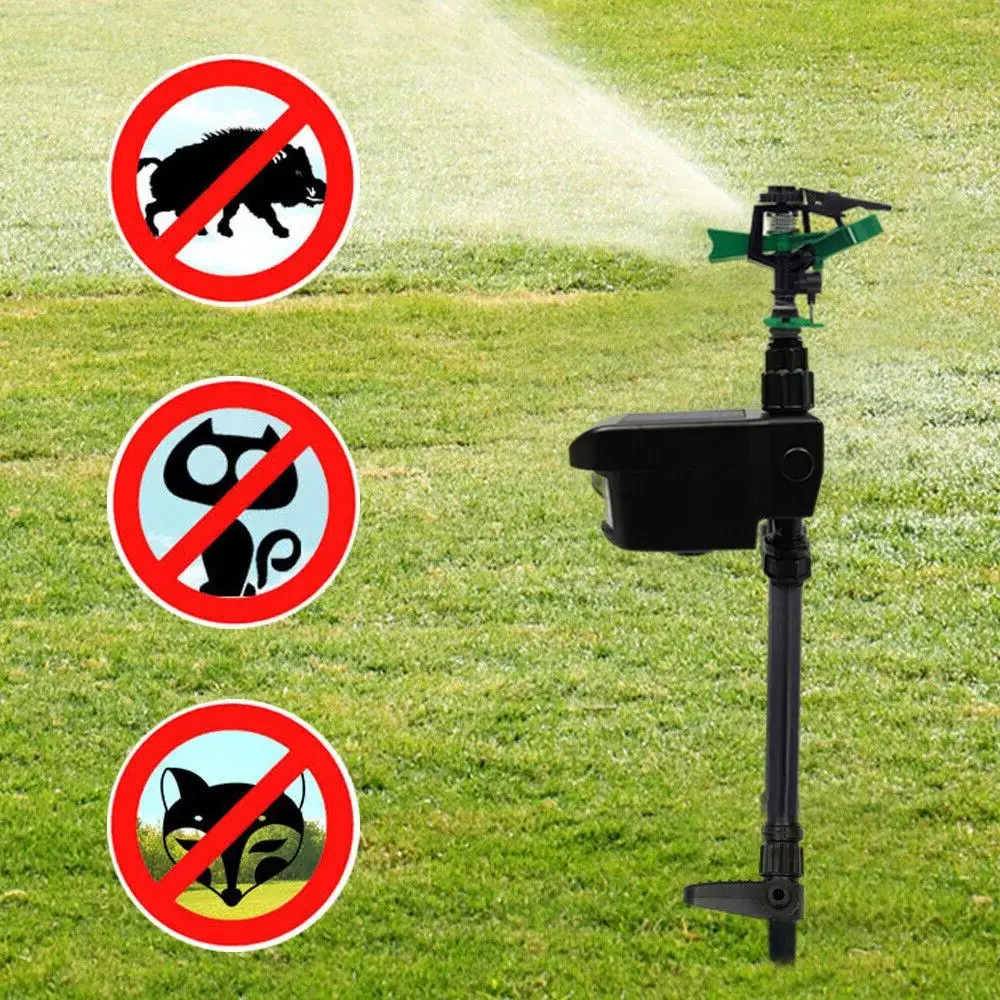 Animal Repellent Sprinkler with Motion Sensor for Gardens and Yards