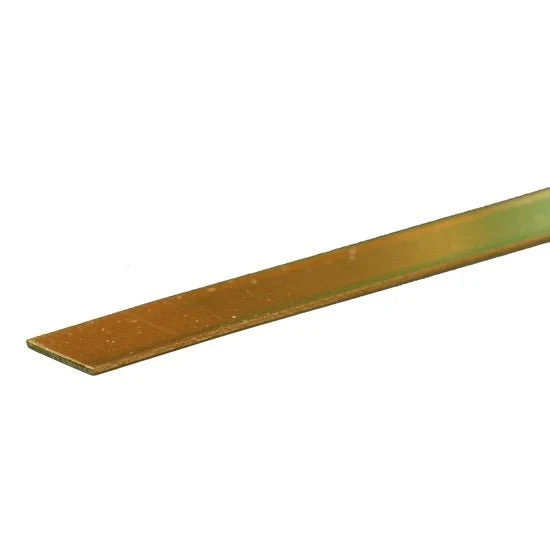 .032 x 1/2 Brass Strips.  10 Pieces