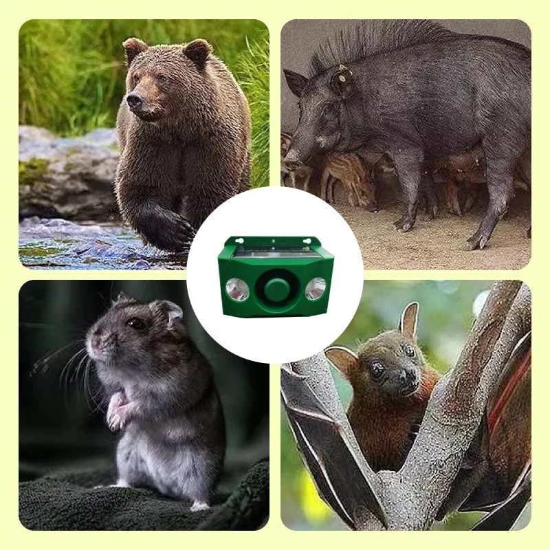 Animal Repellent Solar Warning Lights