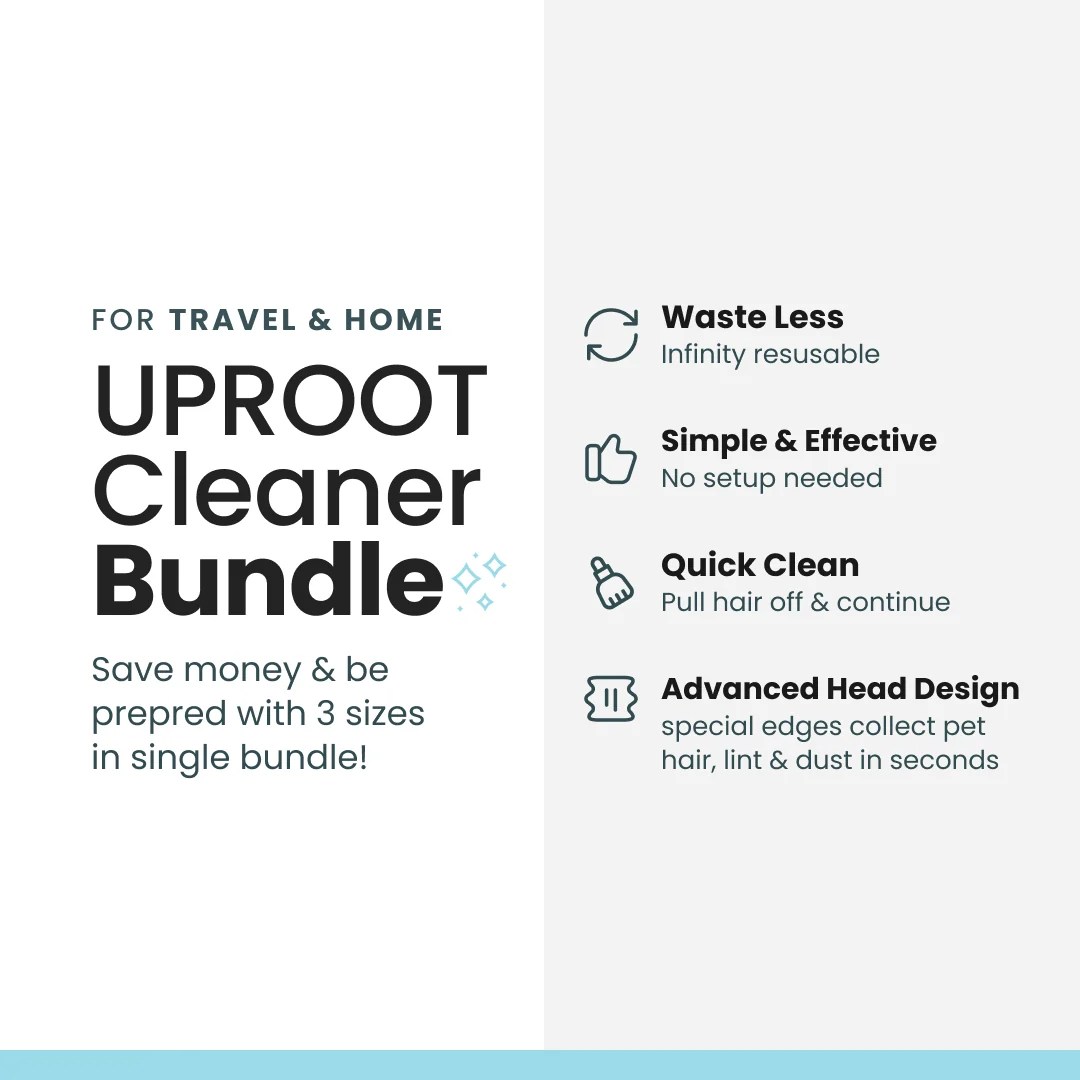 Effective Fur-Free Starter Kit- Uproot Mini. Pro & Xtra