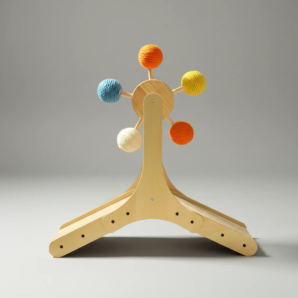 Interactive Ferris Wheel Cat Scratcher