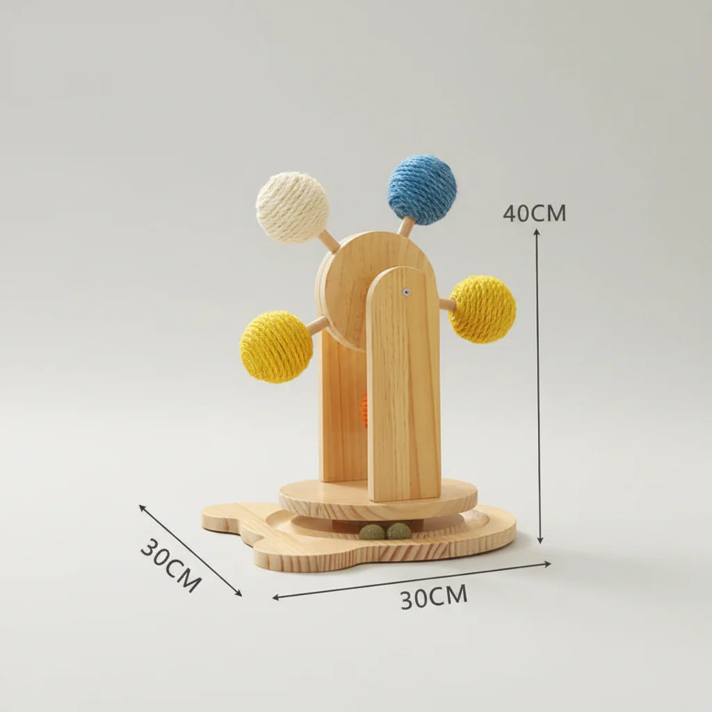 Interactive Ferris Wheel Cat Scratcher