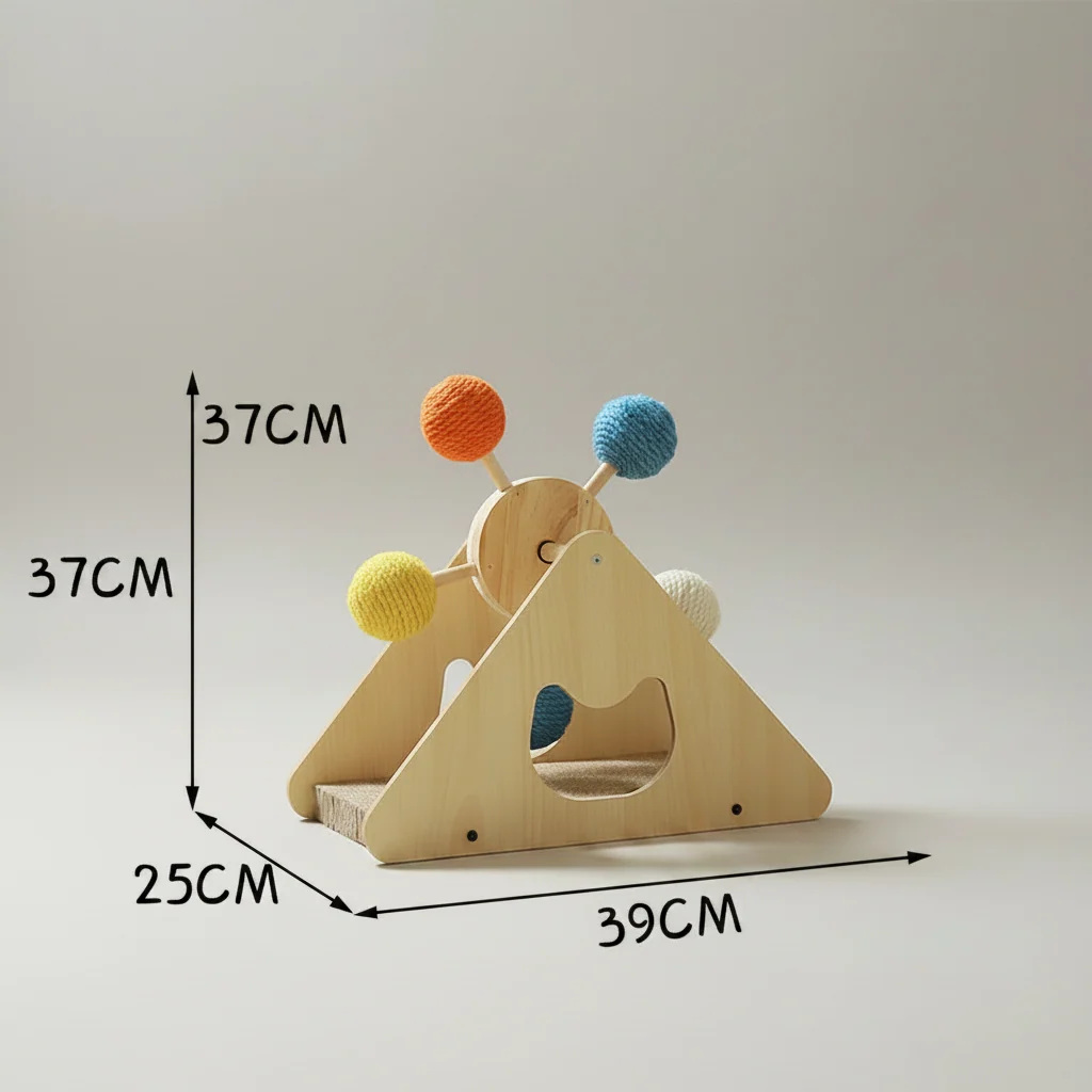 Interactive Ferris Wheel Cat Scratcher