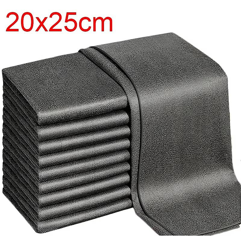 10pcs Versatile Microfiber Cloths for Windows Car Kitchen