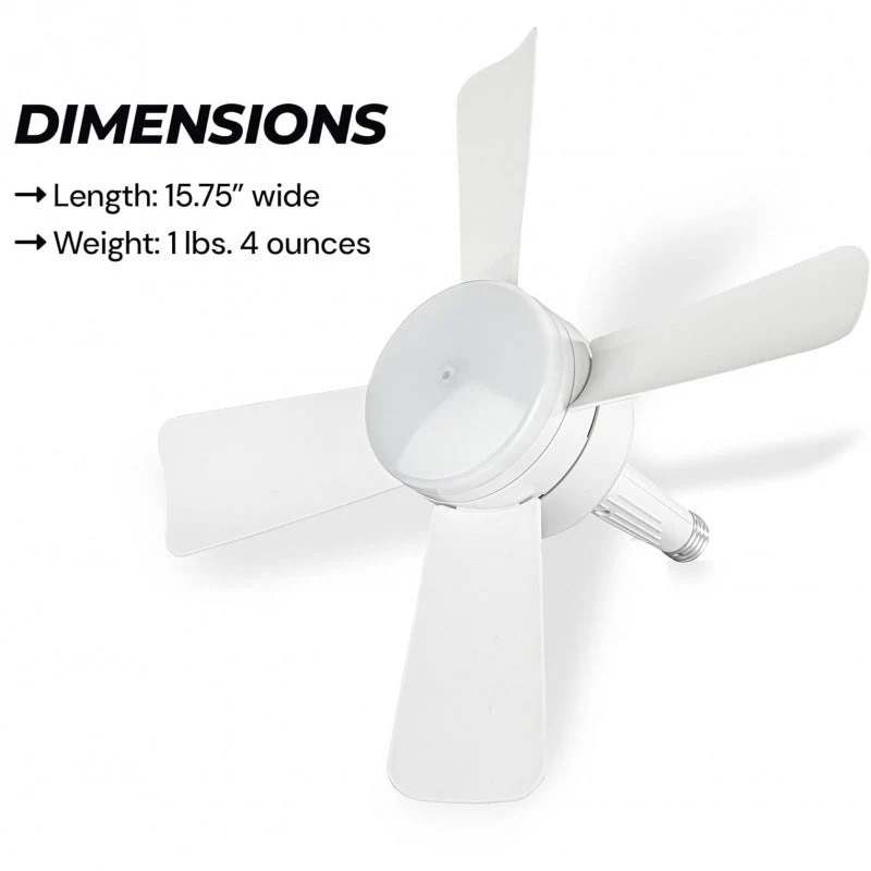 Adjustable LED Ceiling Fan Light with Remote Control | Super Bright Illumination for Enhanced Comfort