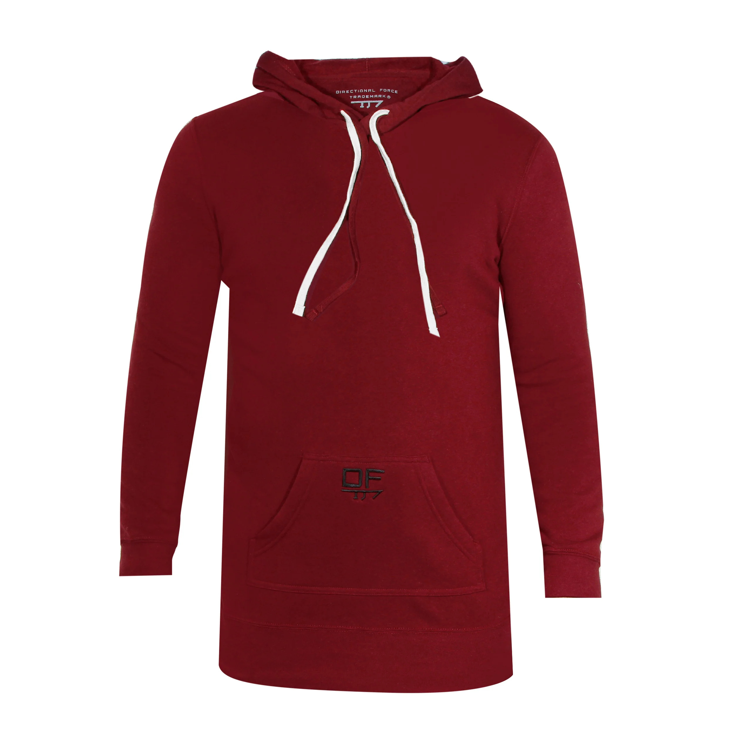 Bianca Hooded Sweatshirt Dress – Maroon