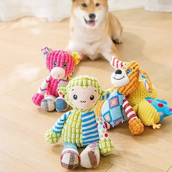 Immortal Squeaky Plush Toy for Aggressive Chewers -Small and Medium Dogs