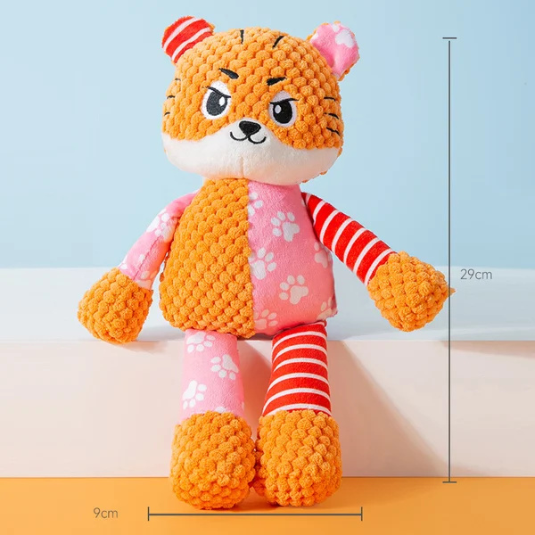 Immortal Squeaky Plush Toy for Aggressive Chewers -Small and Medium Dogs