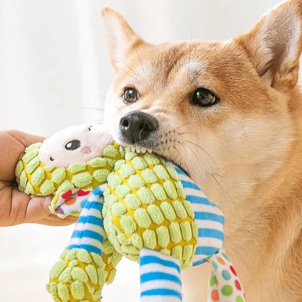 Immortal Squeaky Plush Toy for Aggressive Chewers -Small and Medium Dogs