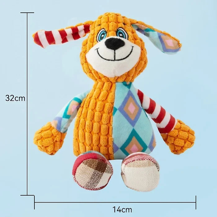 Immortal Squeaky Plush Toy for Aggressive Chewers -Small and Medium Dogs