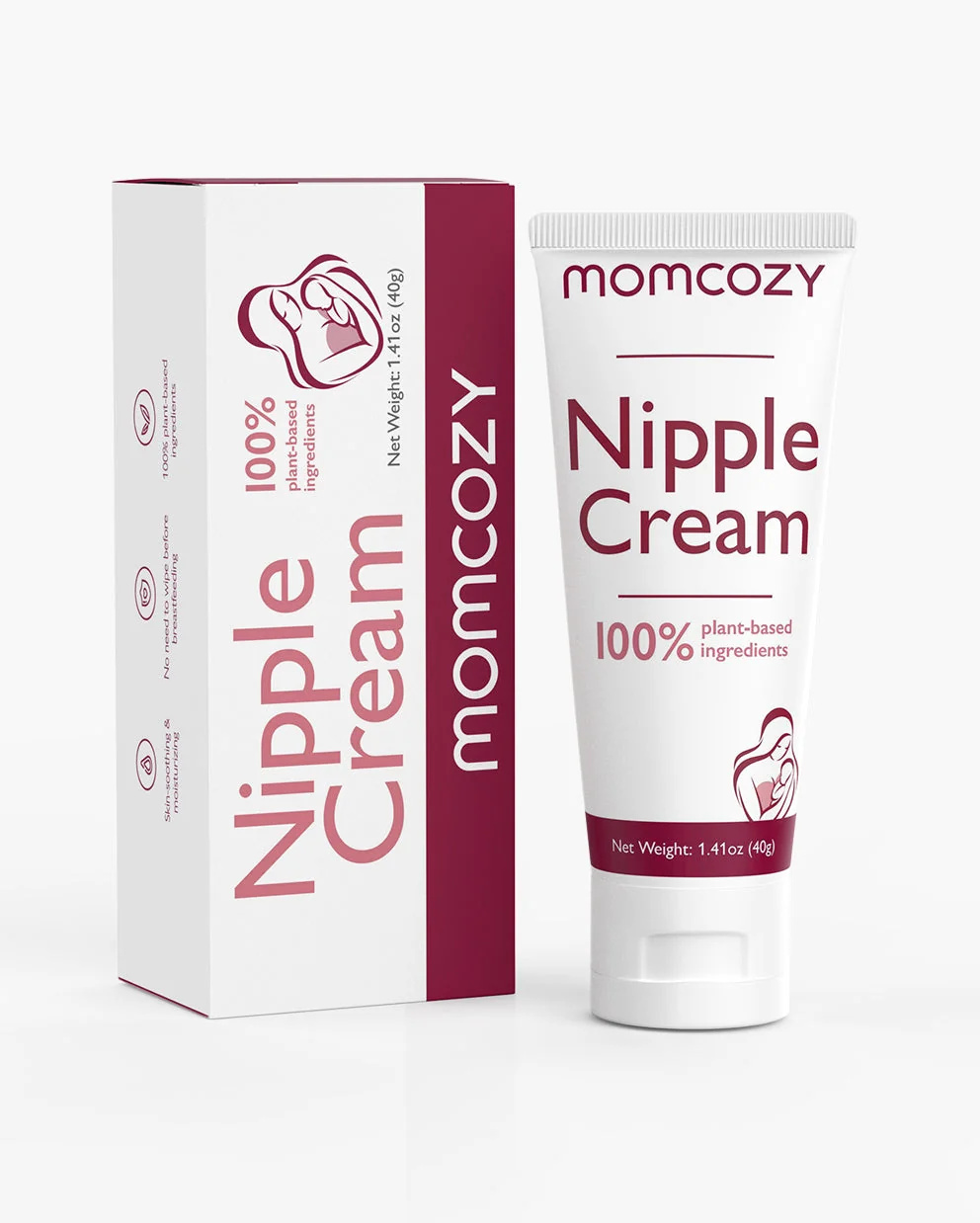 100% Natural Nipple Cream for Breastfeeding – Lanolin-free