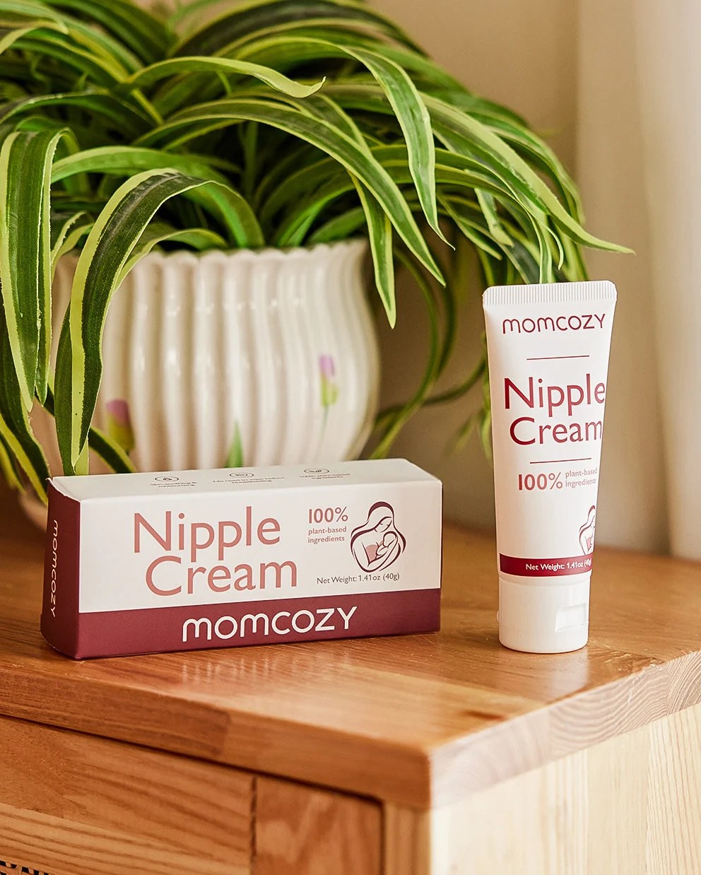 100% Natural Nipple Cream for Breastfeeding – Lanolin-free