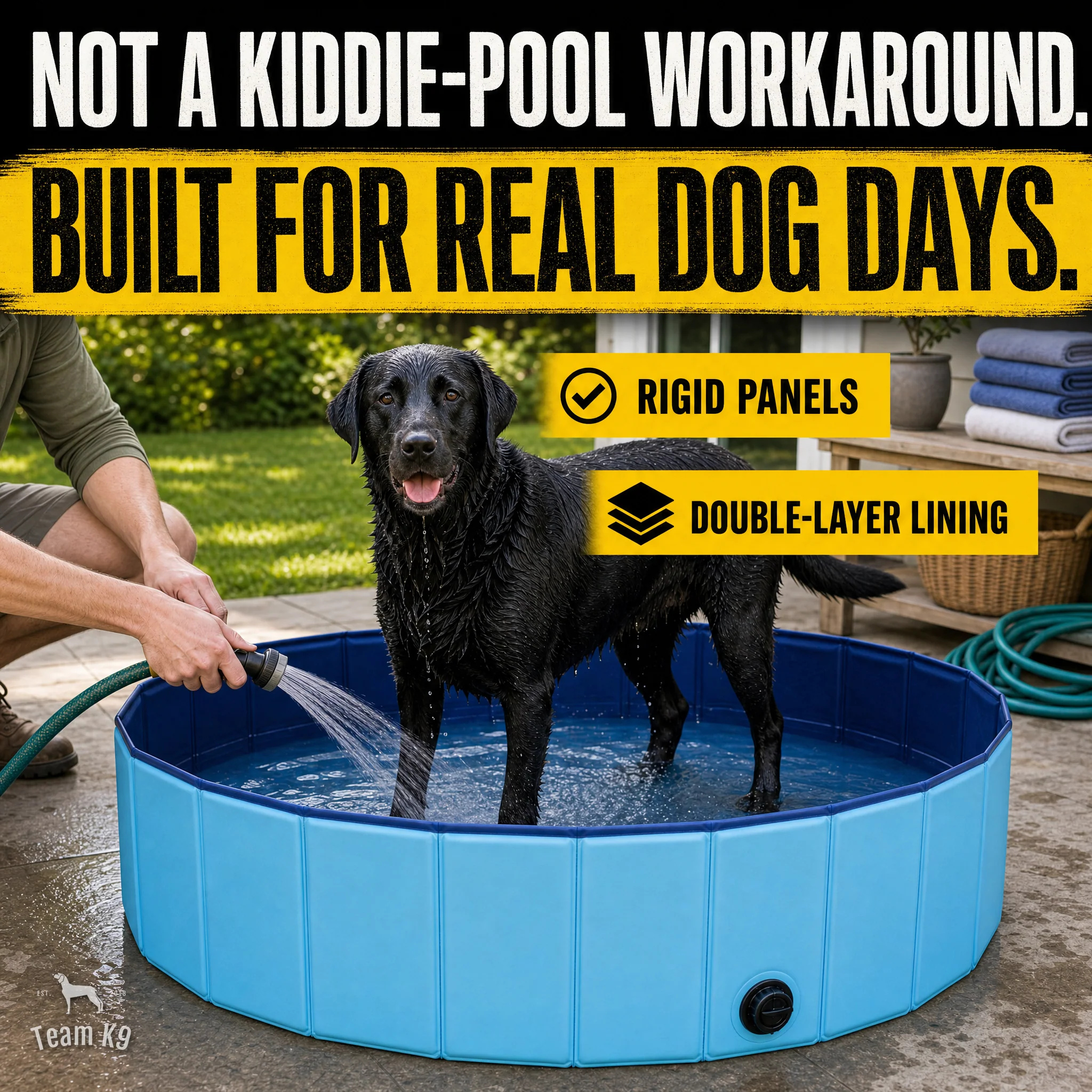 Team K9® Foldable Dog Pool
