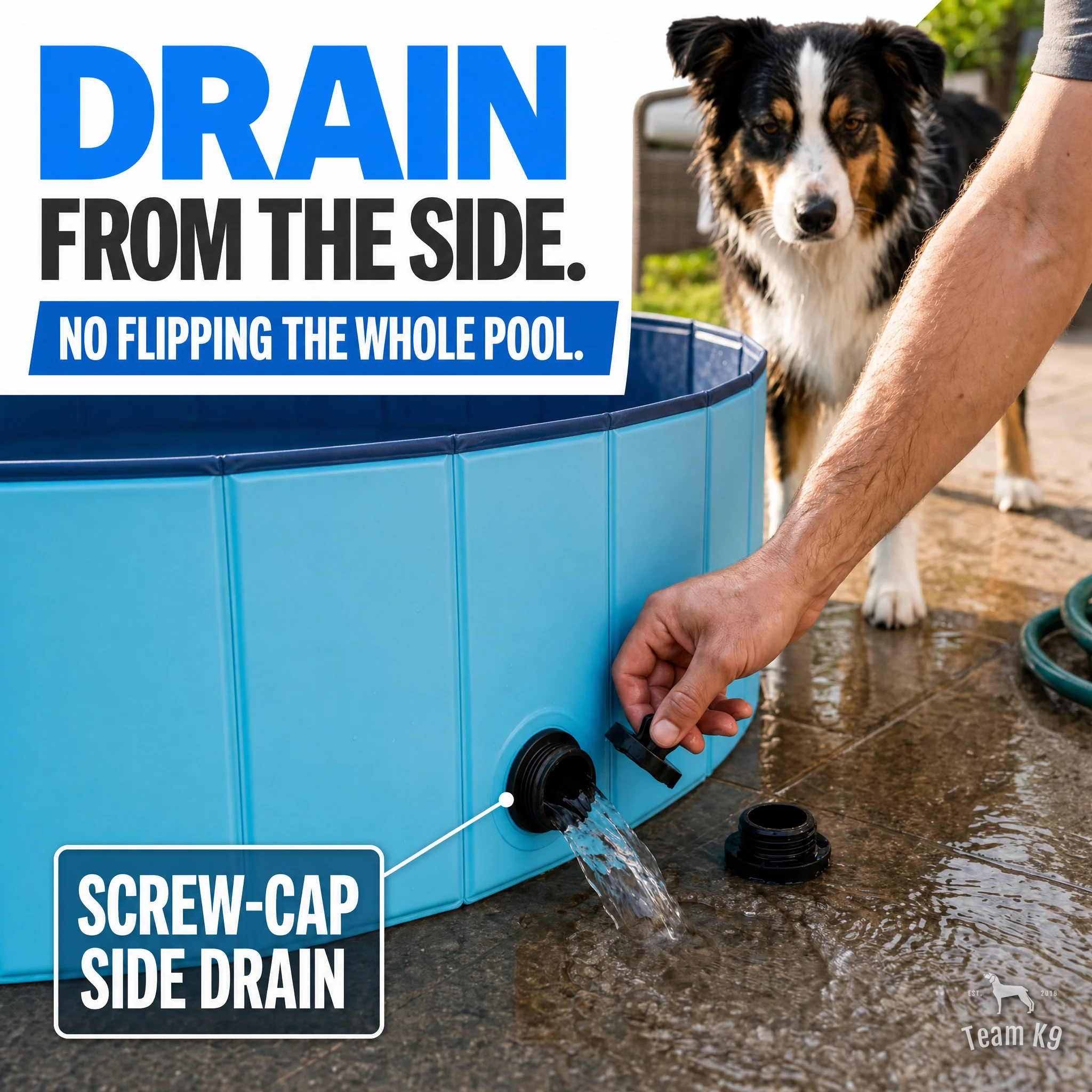 Team K9® Foldable Dog Pool