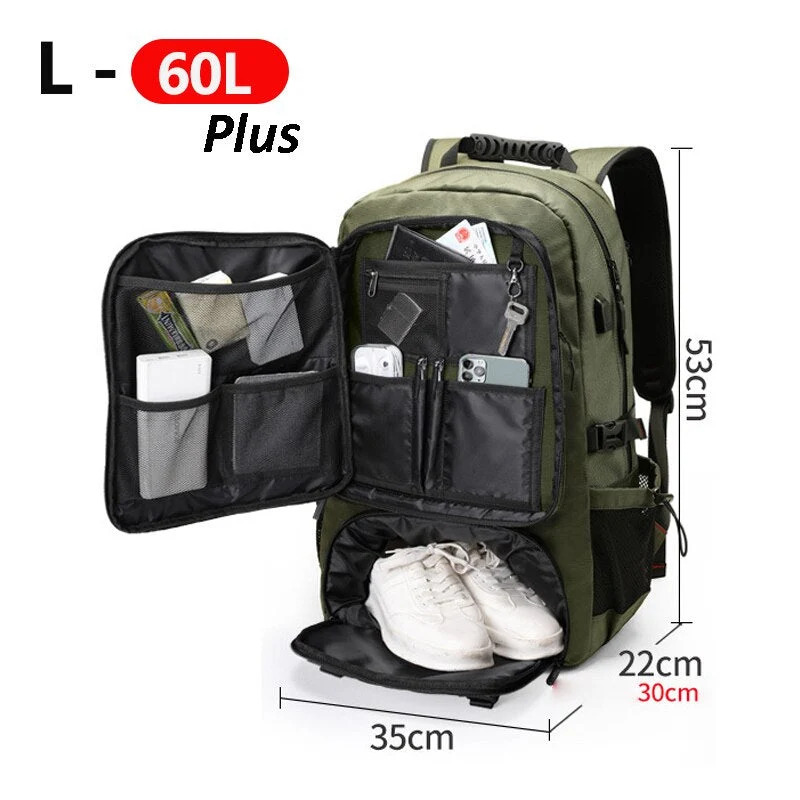 Adventure Pack | Large Capacity Travel Backpack with Water-Resistant Material | Versatile Design for Outdoor Enthusiasts