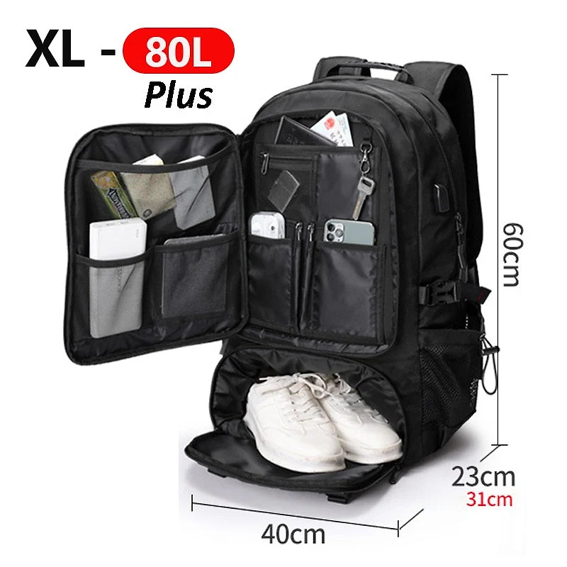 Adventure Pack | Large Capacity Travel Backpack with Water-Resistant Material | Versatile Design for Outdoor Enthusiasts