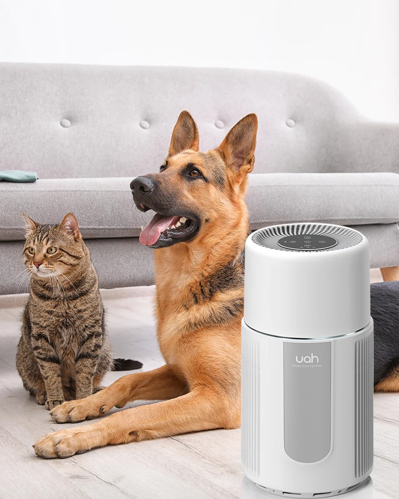 UAHPET Air Purifier for pet hair. odors and dander
