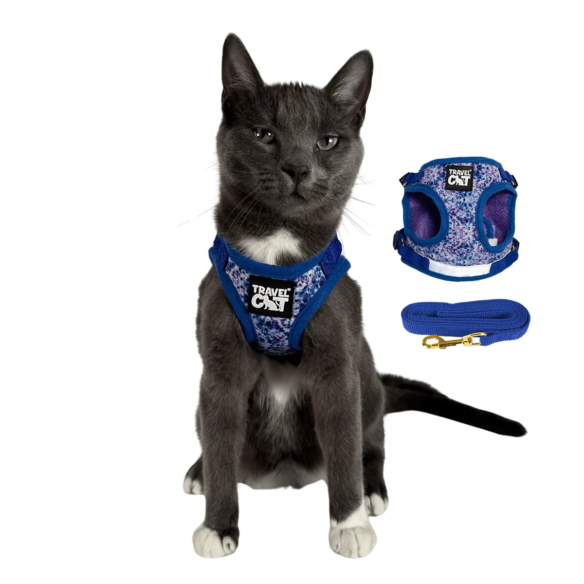 The True Adventurer Reflective Cat & Kitten Harness and Leash