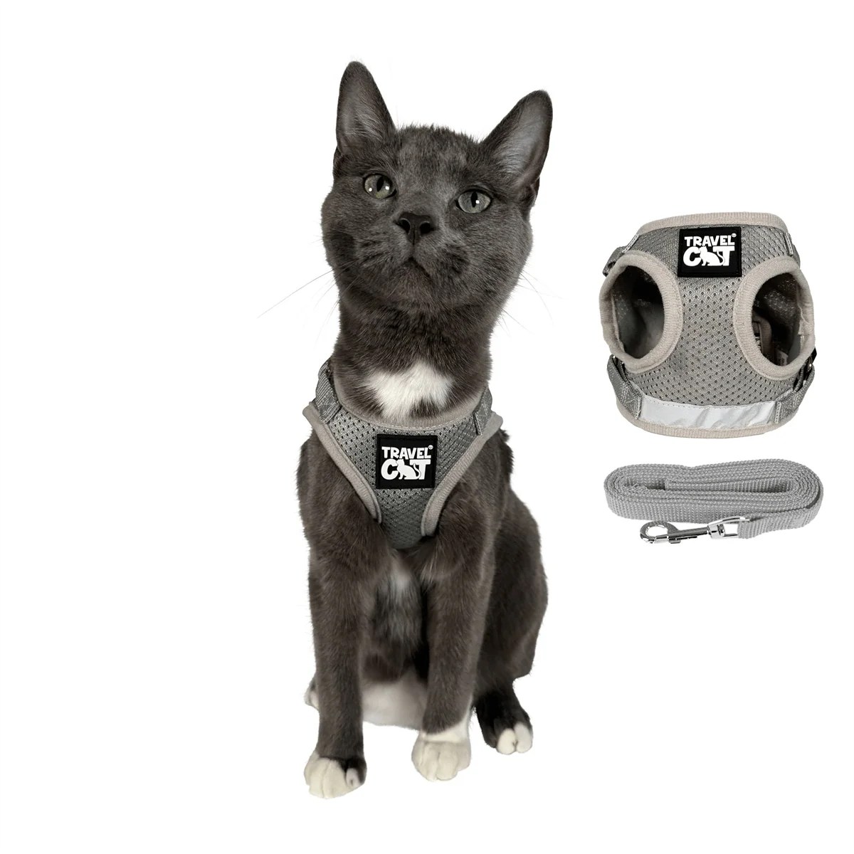 The True Adventurer Reflective Cat & Kitten Harness and Leash