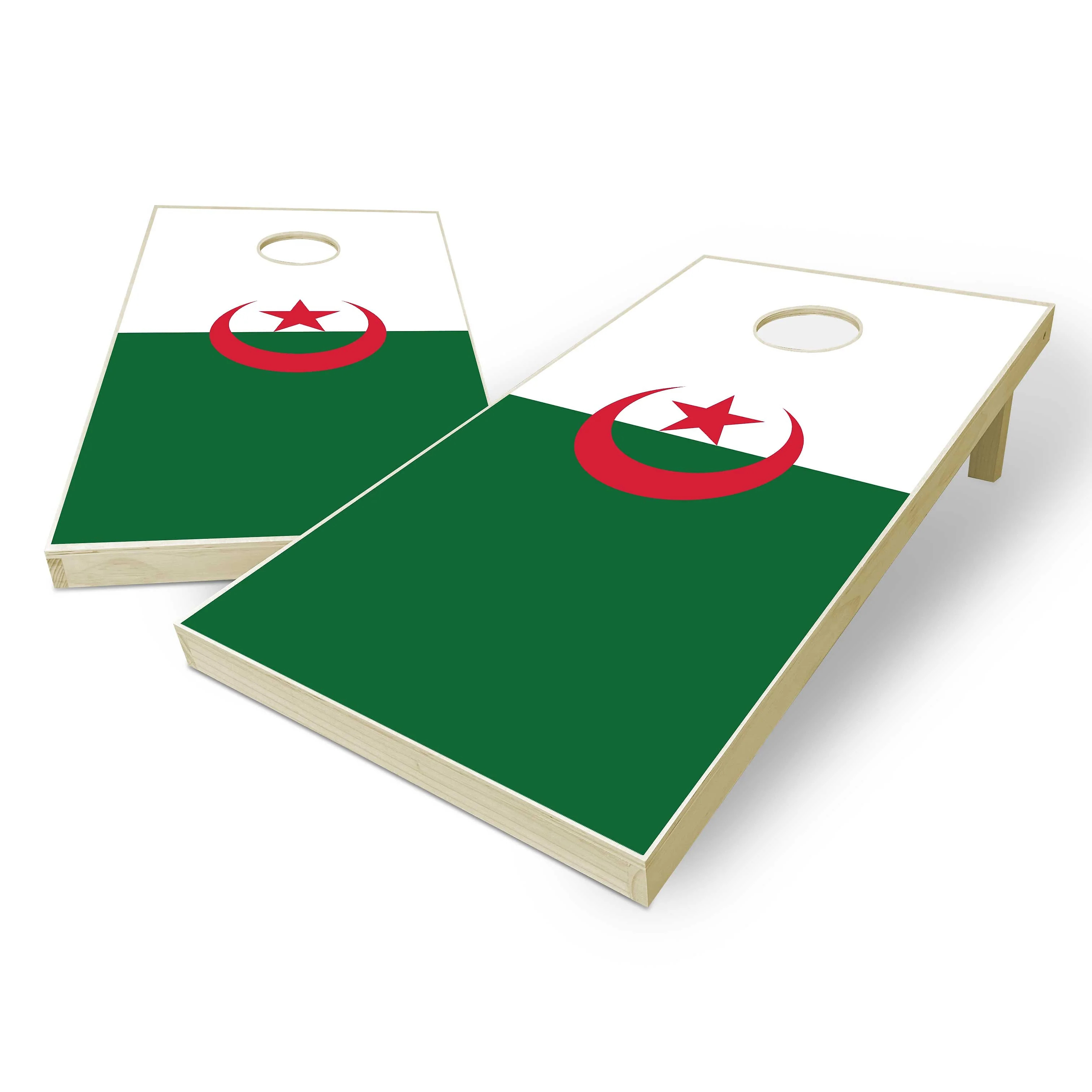 Algeria Flag Cornhole Set
