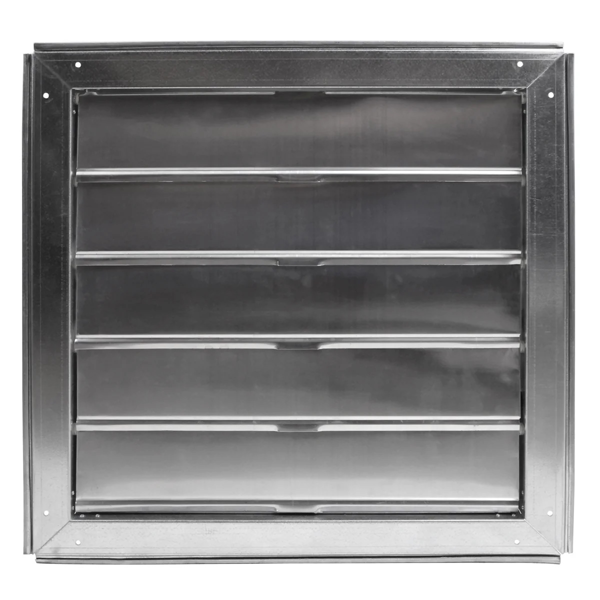18 In. Automatic Metal Shutter for Gable Mount Power Attic Ventilators
