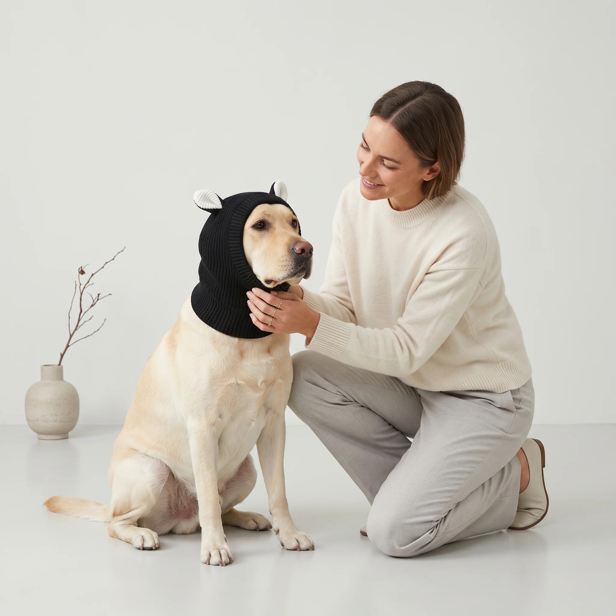 Rabbit Ear Dog Hat