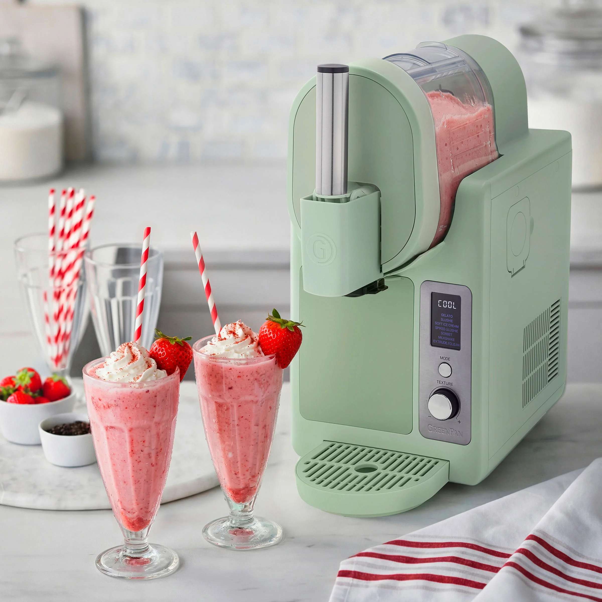 Frost Pro 16-in-1 Ice Cream. Gelato & Frozen Drink Maker | Pistachio
