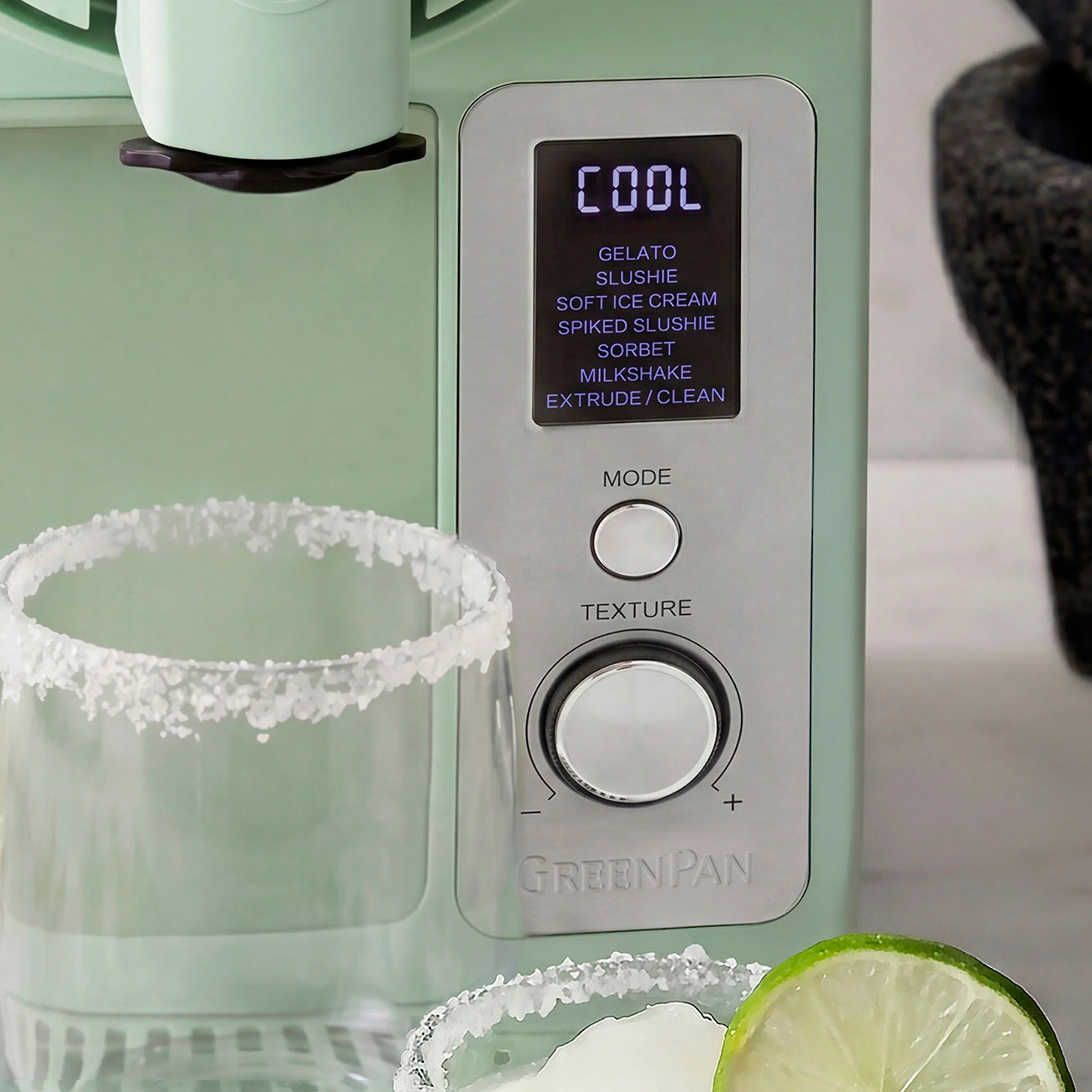 Frost Pro 16-in-1 Ice Cream. Gelato & Frozen Drink Maker | Pistachio