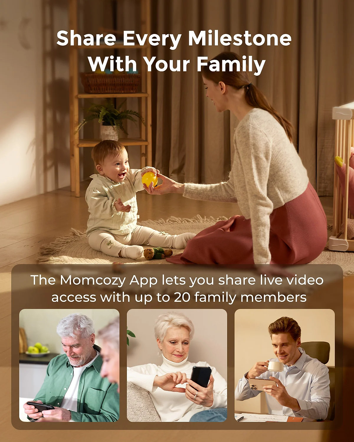1080p Full HD Camera for Video Baby Monitor BM04