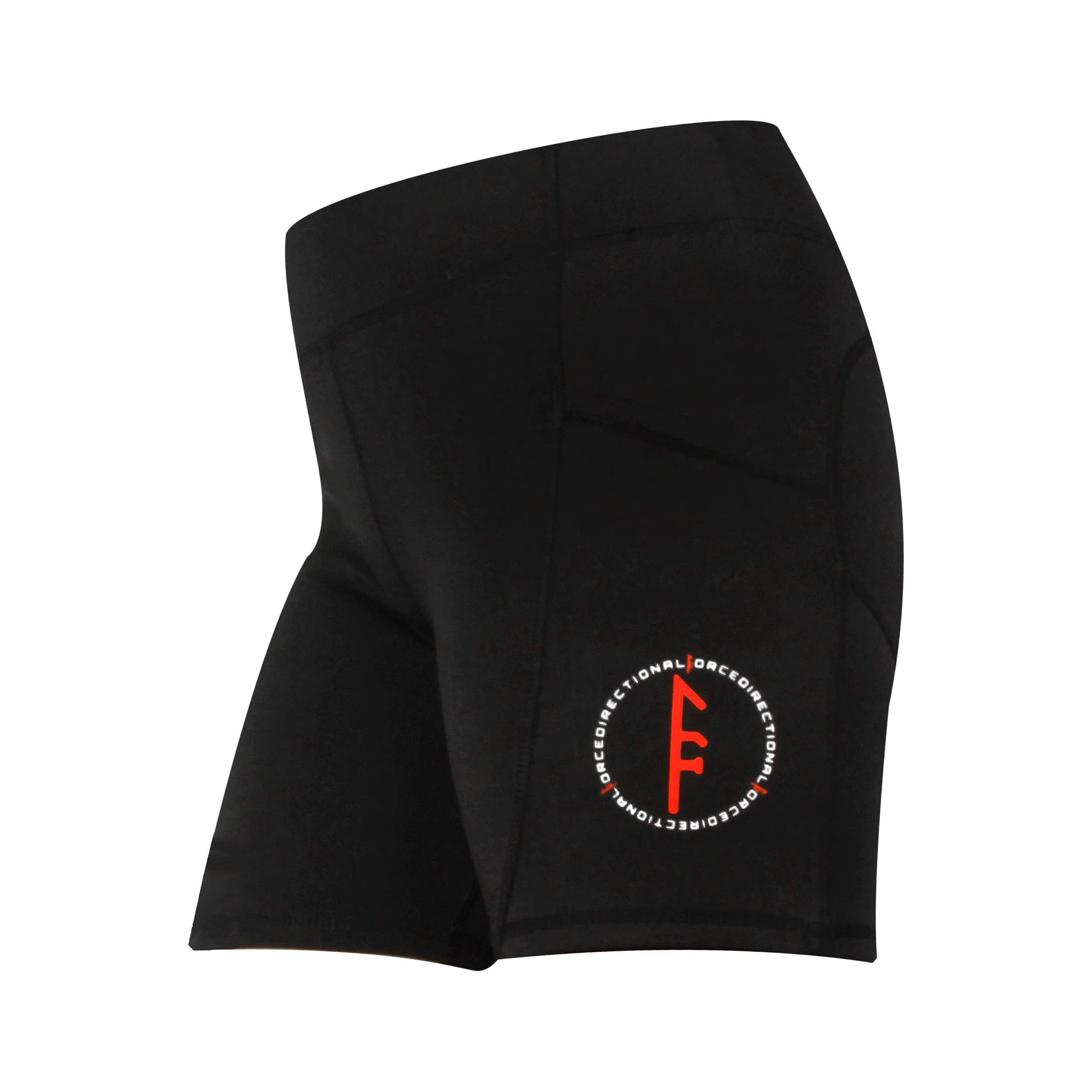 Bree Side Pocket Booty Shorts - Black