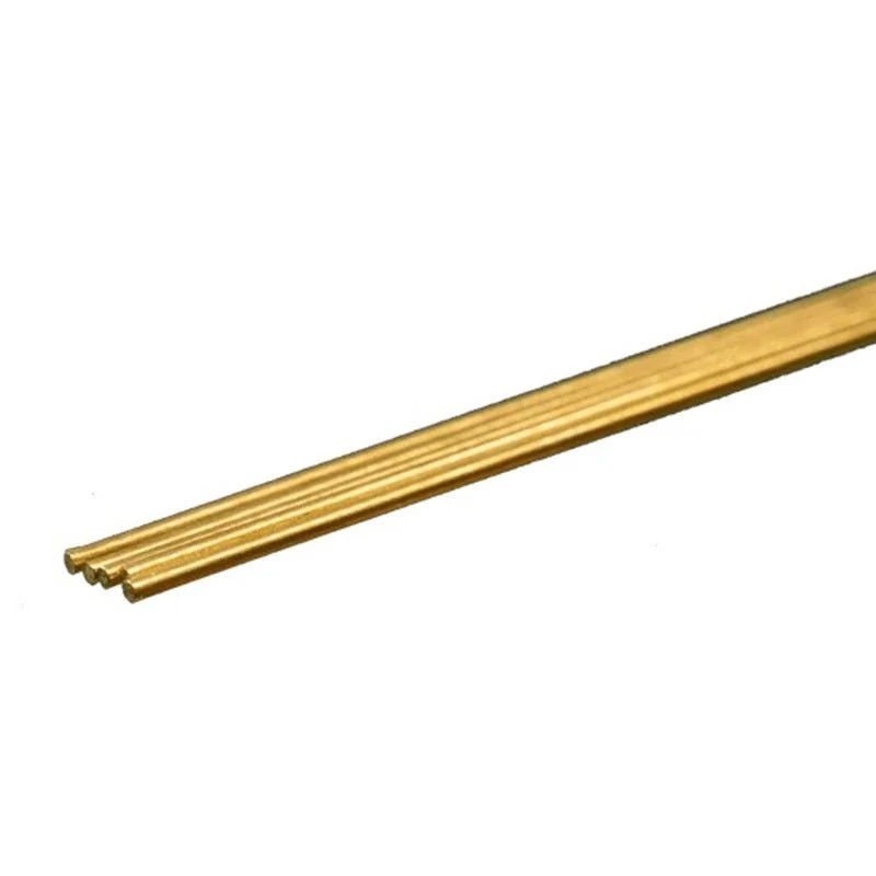 .081 Brass Rod.  25 Pieces