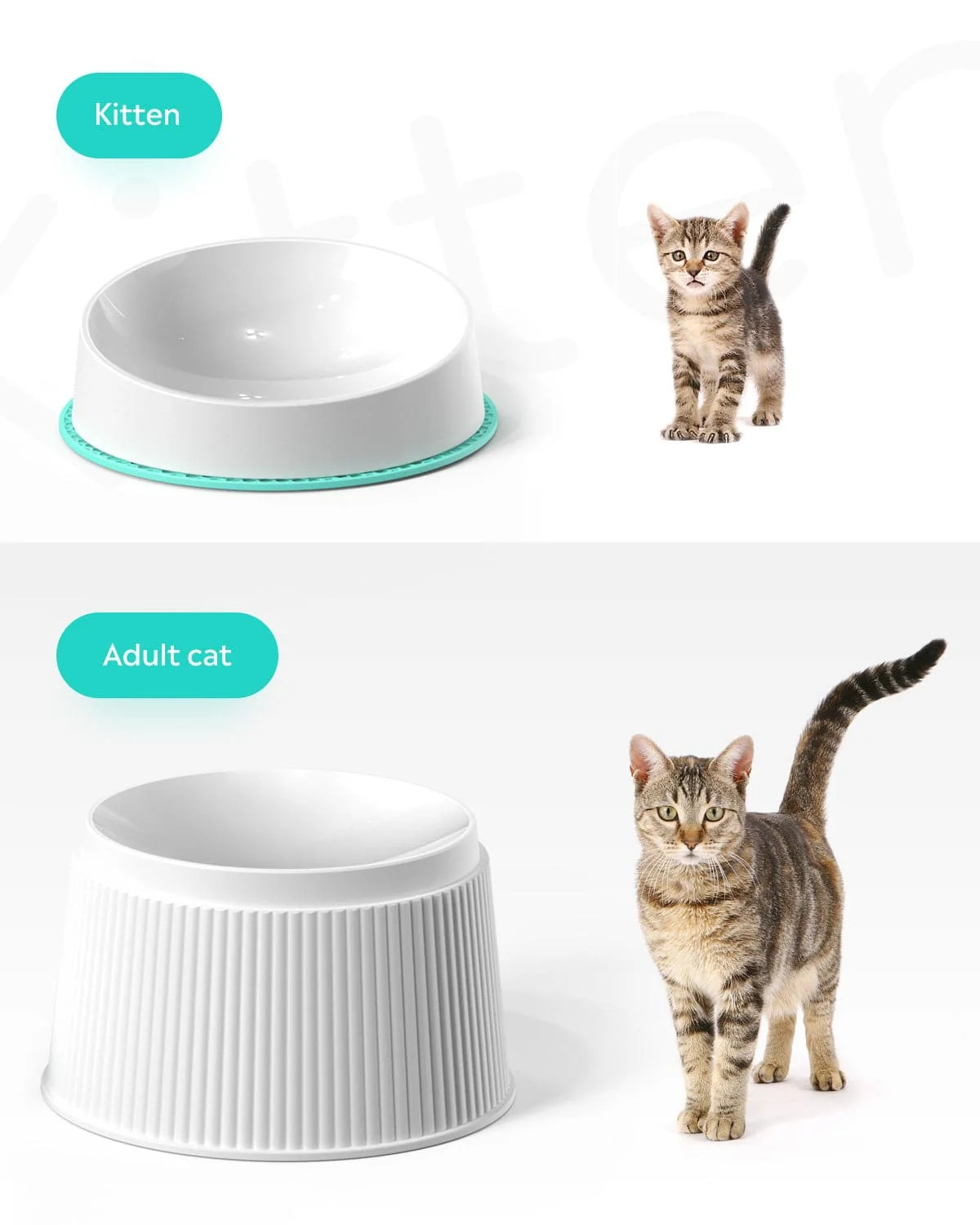 UAHPET Elevated Cat Bowls