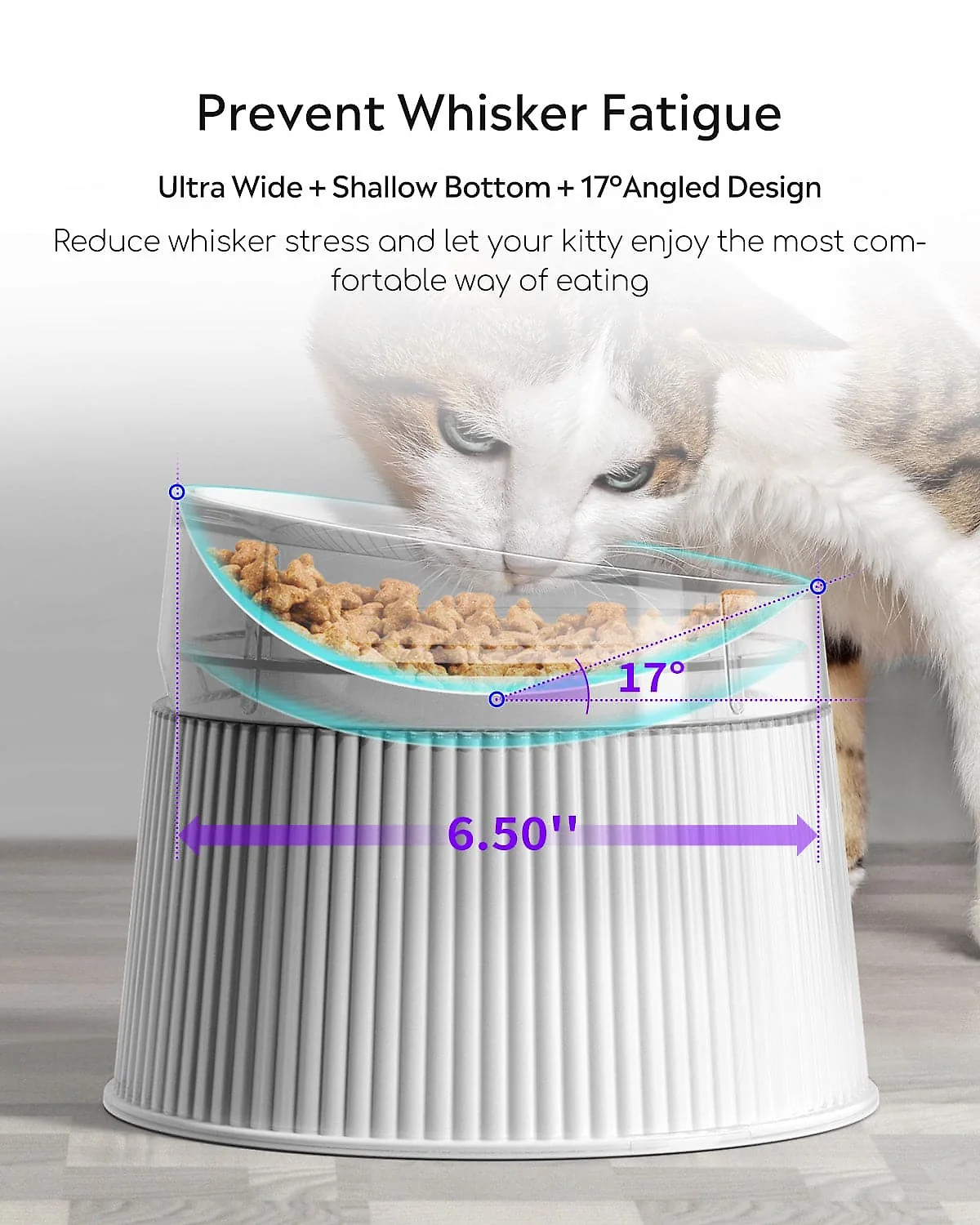 UAHPET Elevated Cat Bowls