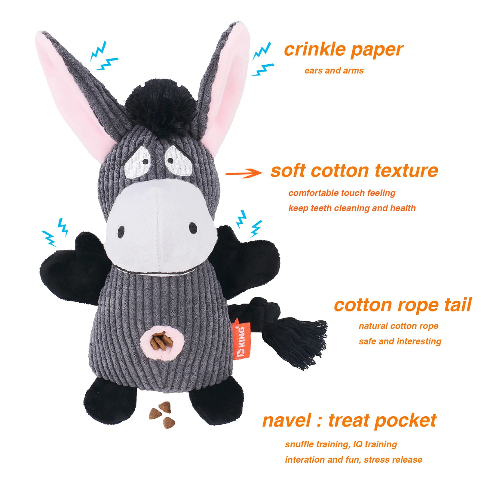 Robust Plush – Immortal Squeaker Plush Toy For Aggressive Chewers