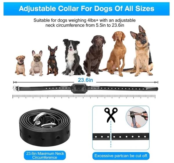 2-in-1 Wireless Dog Fence & Outdoor Training Collar. Dog Containment System